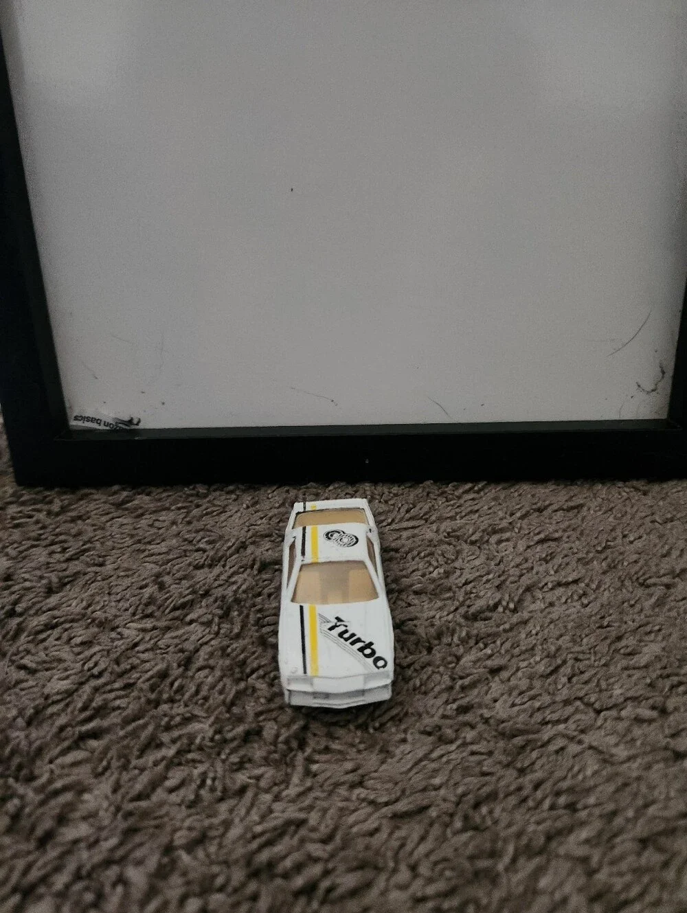 Rare unbranded Chevy Camaro 'Turbo 8' White diecast car Chevrolet F Body Tampo